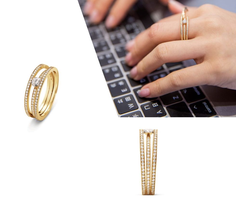 Finger, Jewellery, Fashion accessory, Hand, Bangle, Metal, Ring, Ear, Chain, Earrings, 