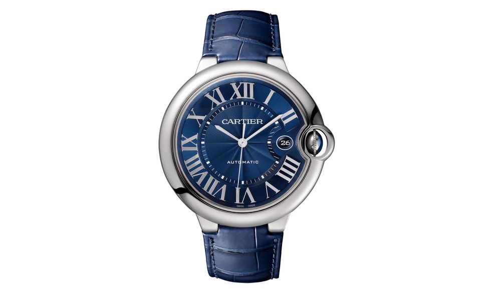 Cartier Ballon Bleu 系列藍面精鋼腕錶