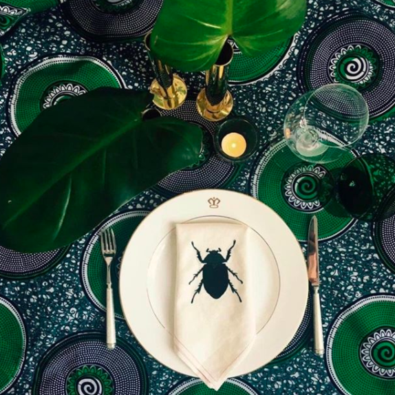 Green, Leaf, Table, Plate, Insect, Plant, Illustration, 