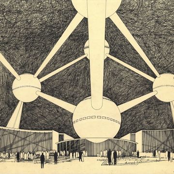 expo 58 atomium, andre and jean polak civa collections, brussels