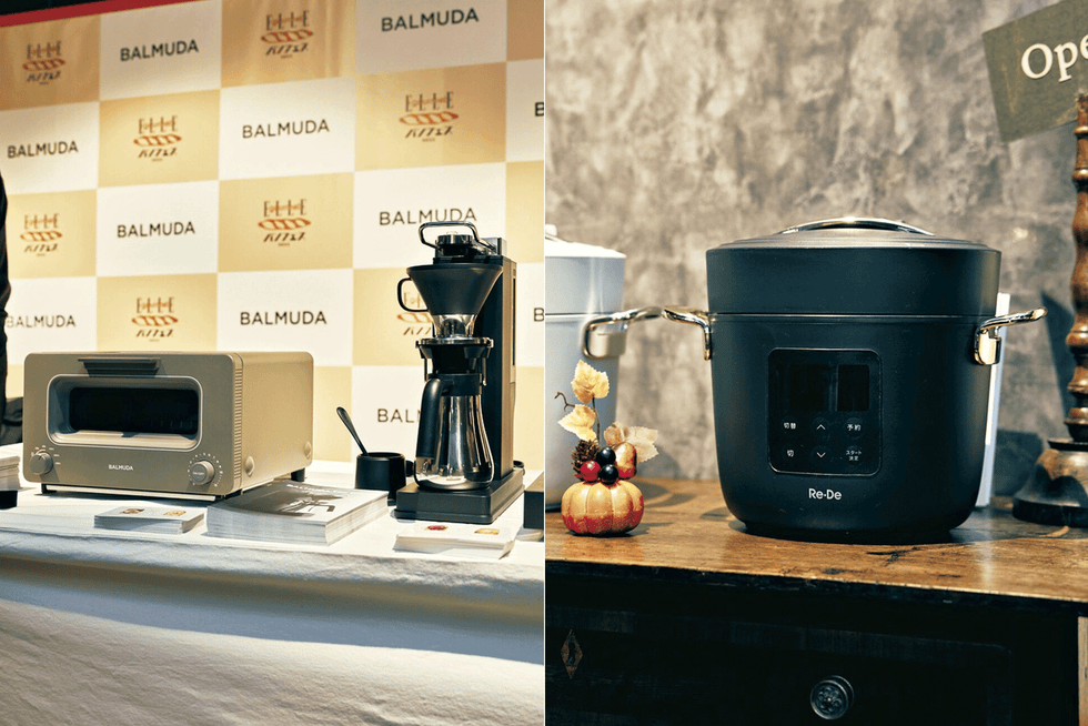 a coffee maker on a table