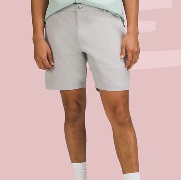 a person wearing white shorts