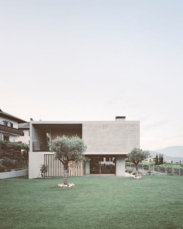 una villa minimalista in sud tirolo