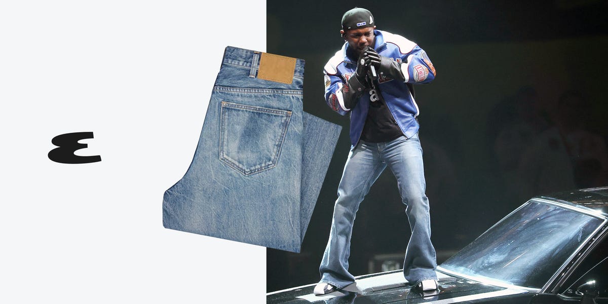 Channel Your Inner Kendrick Lamar with These Flared Jeans