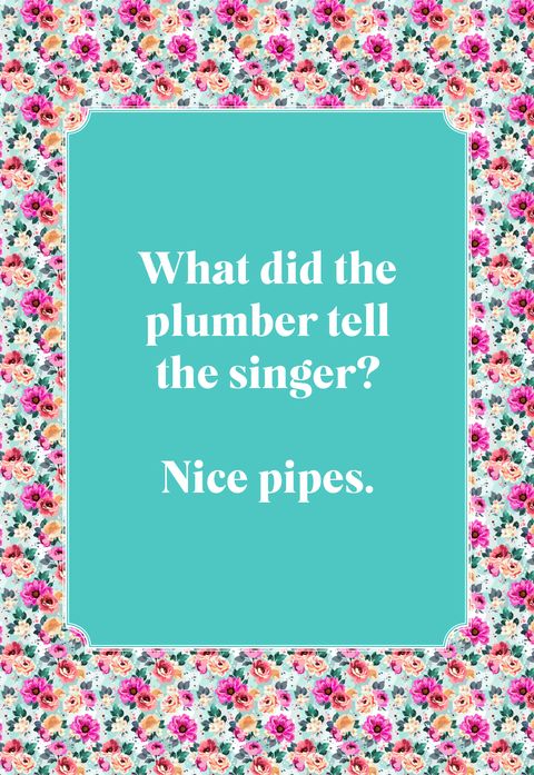 best jokes for kids plumber tell the singer