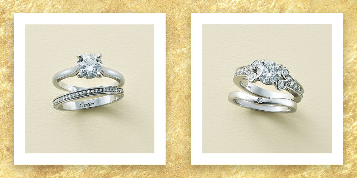 カルティエで重ねづけ♡「婚約指輪+結婚指輪」のリングレイヤード図鑑