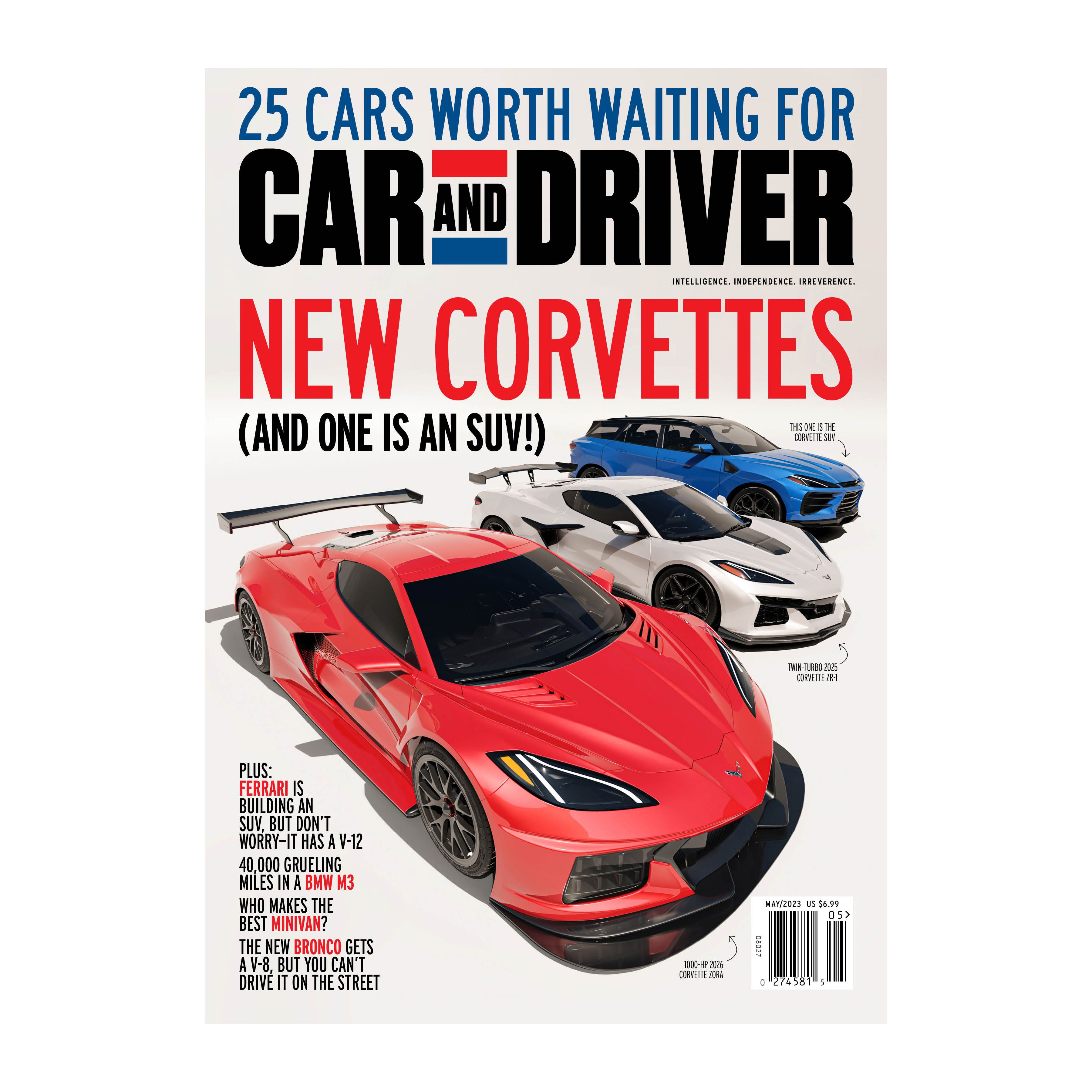 Every Car and Driver Magazine Cover in 2023