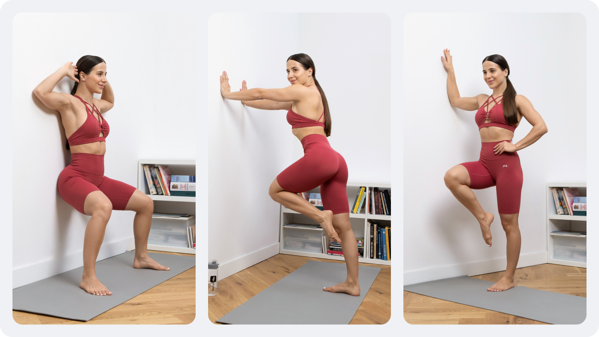 15 Min Wall Pilates for Weight Loss
