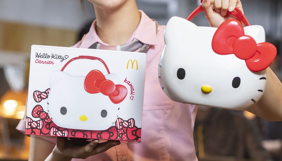 台灣麥當勞Hello Kitty萬用置物籃