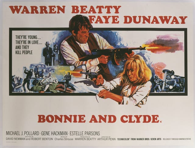 50 aniversario de Bonnie & Clyde Warren Beauty y Faye Dunaway