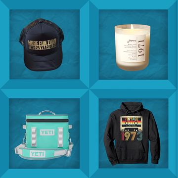 hat, candle, wine glass, whiskey glass, sweatshirt, cooler