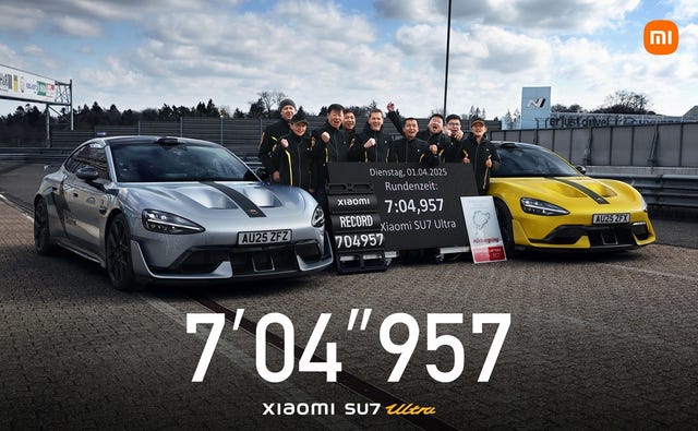 Xiaomi SU7 Ultra prepísal rekord Nürburgringu a porazil Porsche aj Rimac. Čínske auto za 64 000 € valcuje konkurenciu výkonmi aj cenou.