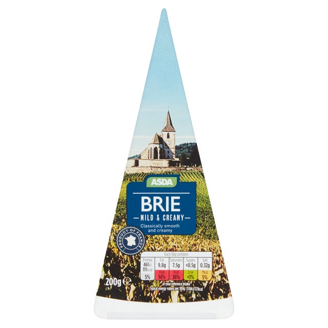 Asda mild and creamy brie