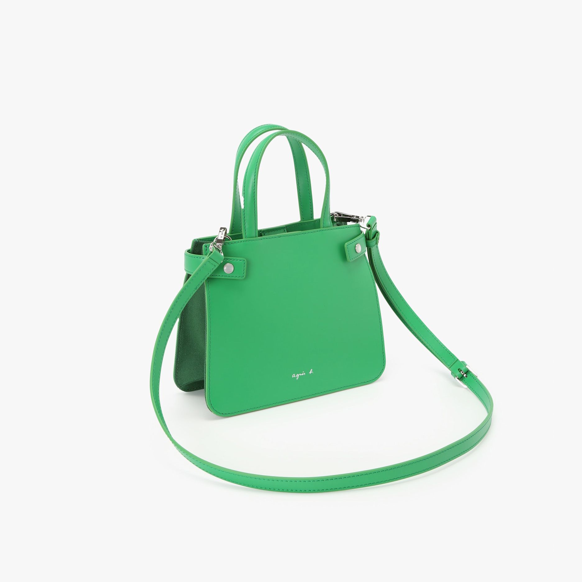 【美品】【更にお値下げしました】アニエス・ベー　ビジネスバッグ　カーキ アニエスベー」、希望が行き交う街角で