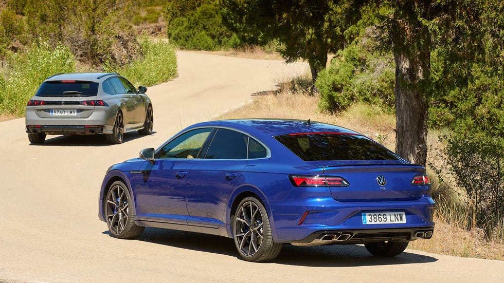 vw arteon r vs peugeot 508 pse