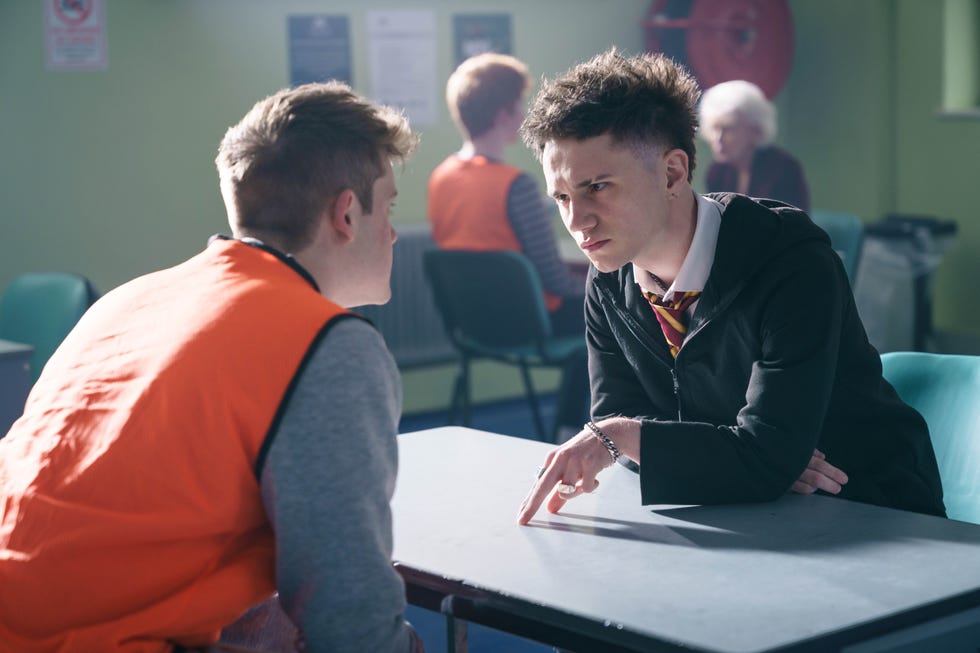 title:waterloo road s15,ep number:5,tx date:11 03 2025,tx week:10,embargoed until:11 02 2025 21:00:00,people:billy savage (olly rhodes);schumacher 'schuey' weever (zak sutcliffe),description:** under strict embargo until 11 02 2025 **,copyright:wall to wall/warner brothers tv production services ltd,credit line:bbc/wall to wall/warner brothers tv production services ltd/dan ollerhead