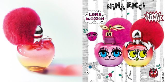 Perfume, Cartoon, Cosmetics, Pink, Font, Action figure, Finger, Mouth, Magenta, Animation, 