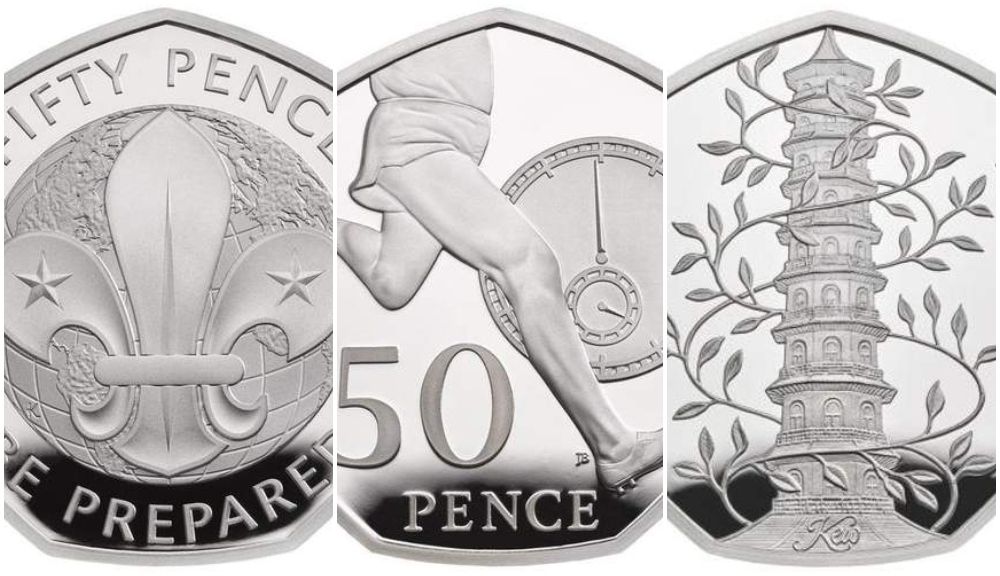 The Royal Mint Is Re-releasing 5 Popular 50p Designs To Celebrate 50 ...