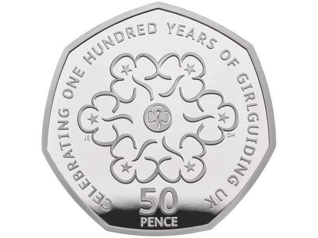 The Royal Mint Girl Guides 50p photo