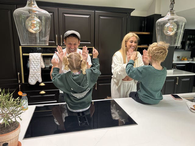 stacey  joe,01 04 2025,1,1,joe swash, rose solomon swash, stacey solomon, rex solomon swash,**embargoed for publication until 00:01 hrs on tuesday 18th march 2025**,optomen television,optomen television