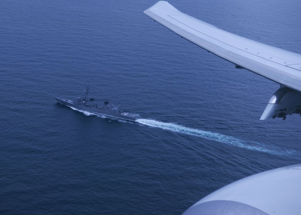 philippine sea — mar 15, 2019 —the hms montrose of the royal navy as seen from the p 8a poseidon aircraft vp 16 took part in a trilateral anti submarine warfare exercise which included royal navy, jmsdf and us assets us navy photo by mass communication specialist seaman william andrewsreleased
