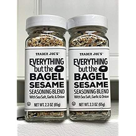 Trader Joes Everything But The Bagel Sesame Seasoning Blend 2.3 oz 65 G - Pack of 4