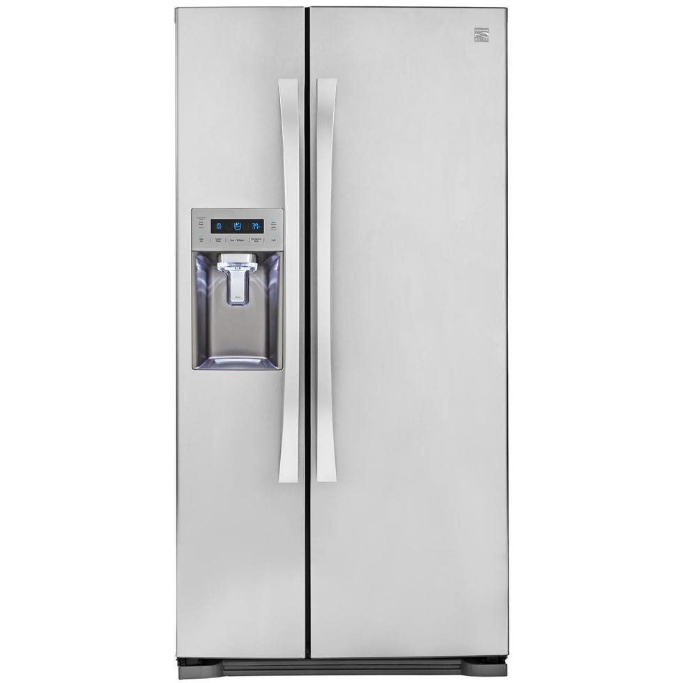 Refrigerator, Major appliance, Kitchen appliance, Home appliance, Freezer, Door, 