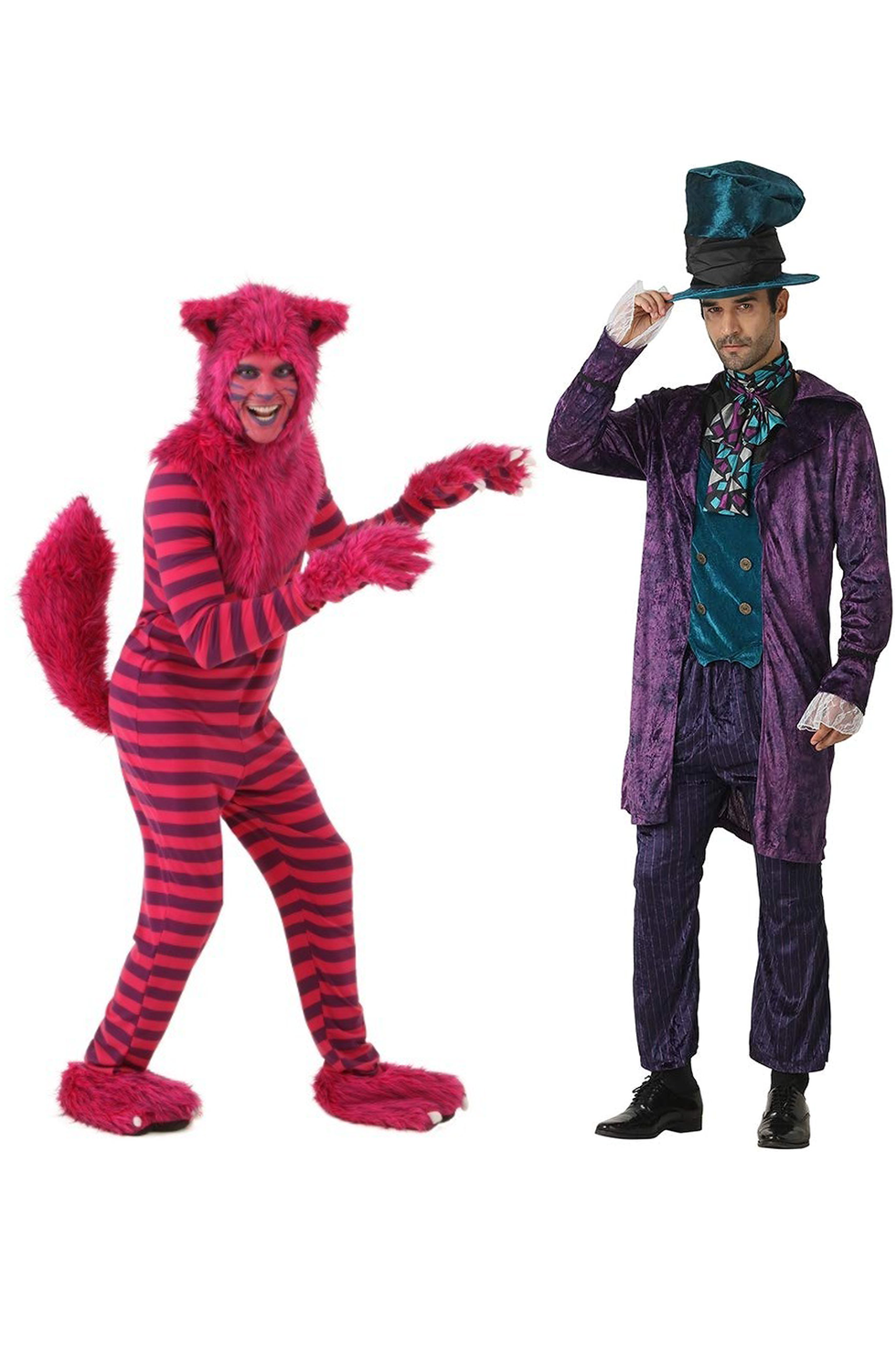 disney couple costumes cheshire cat and mad hatter
