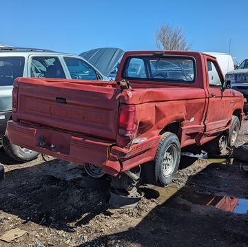1985 ford ranger gt in colorado junkyard