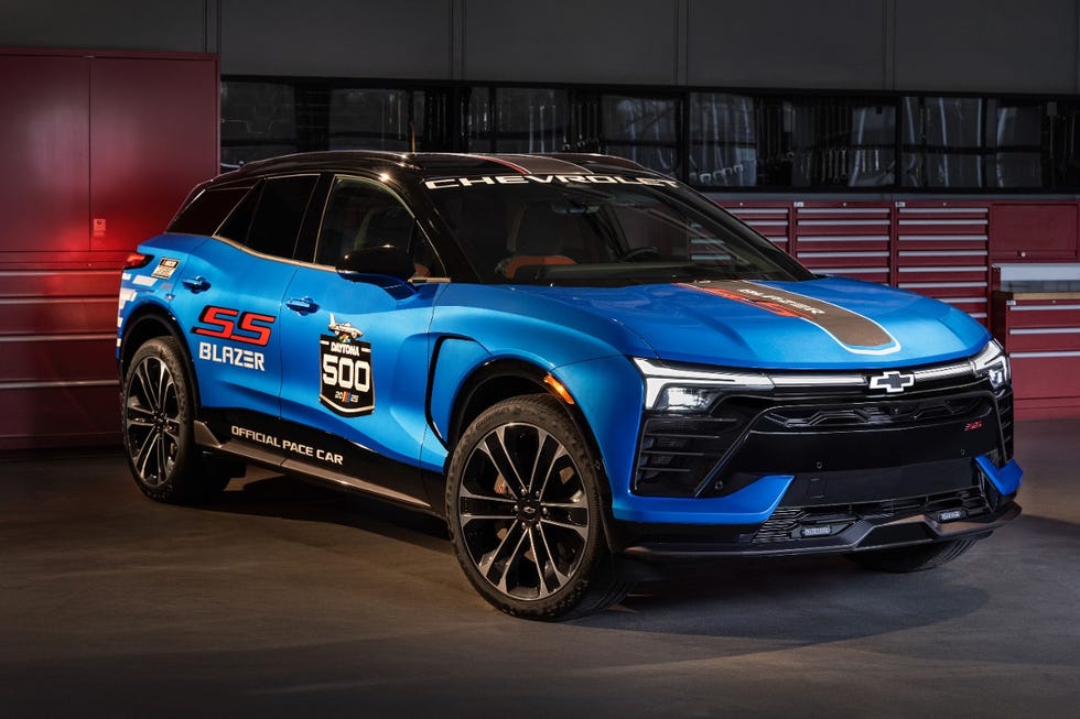 chevrolet blazer ss apresentado como o carro de ritmo oficial