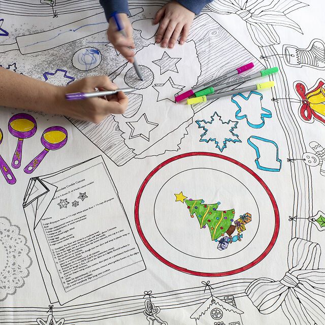 Best 3 Coloring Tablecloths for Kids - Non-Toy Gifts