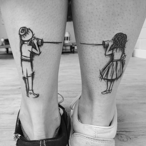 Tattoo, Arm, Joint, Leg, Shoulder, Human leg, Human body, Drawing, Temporary tattoo, Hip, 