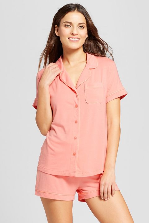 Clothing, Pink, Shoulder, Neck, Sleeve, Peach, Collar, Dress, Joint, Top, 