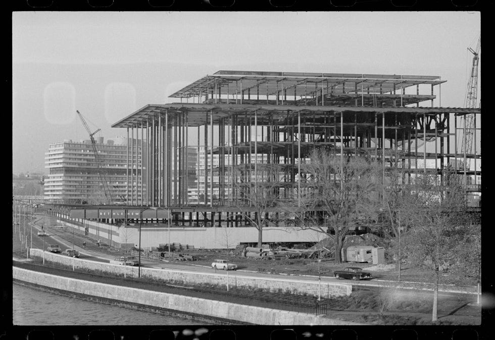 John F Kennedy Center For The Performing Arts Under Construction