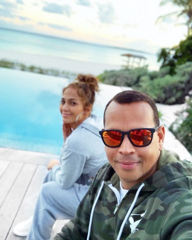A-Rod Posts Photo Of Jennifer Lopez With No Makeup On Instagram