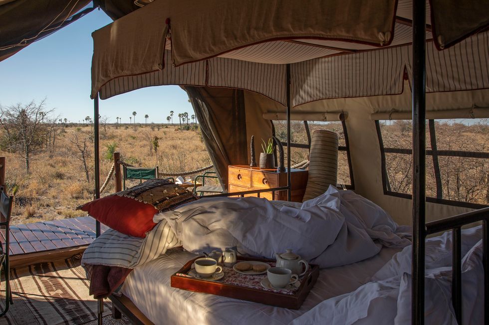 camp kalahari, botswana, safari style