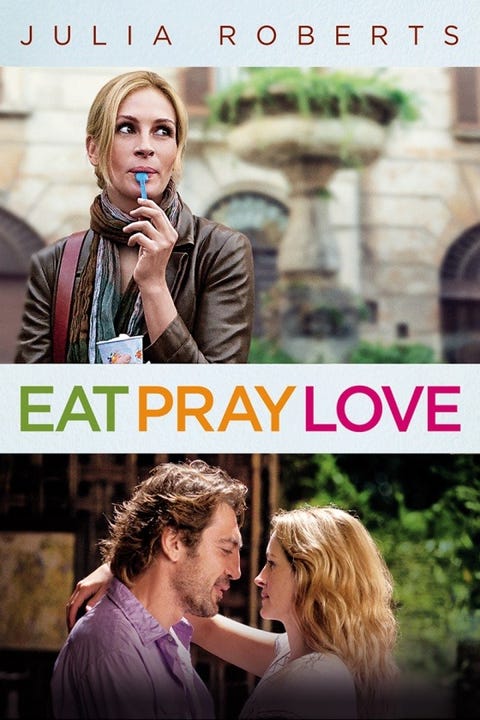 eat pray love movie poster