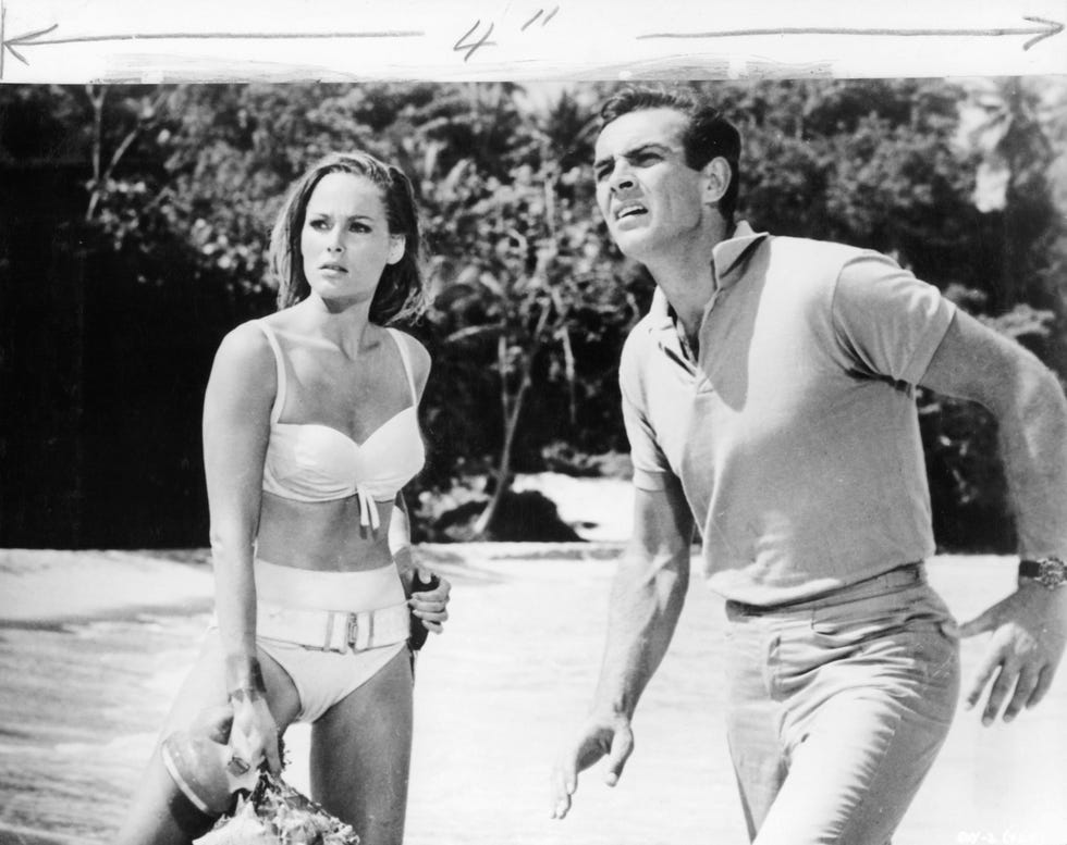 Ursula Andress And Sean Connery In 'James Bond: Dr. No'