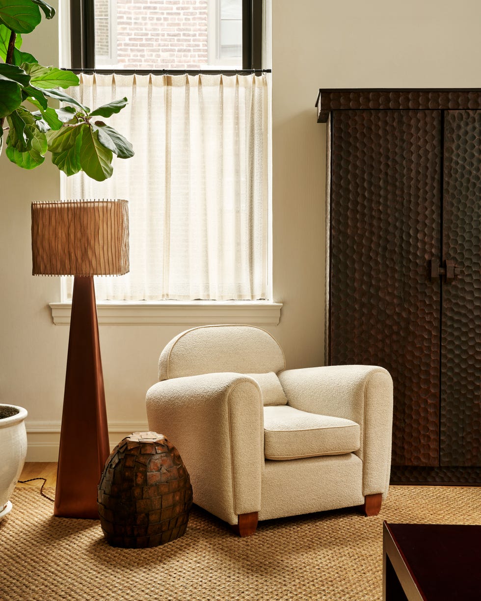  tall floor lamp in stylish interior