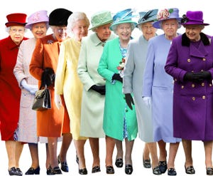 queen elizabeth rainbow