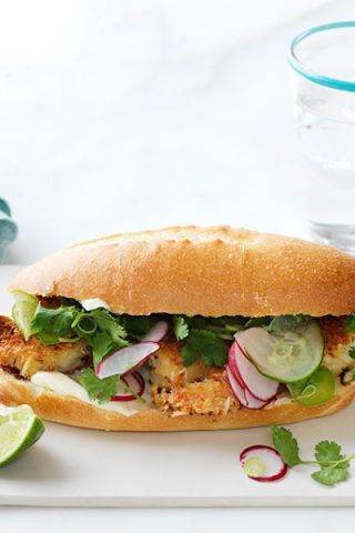 Crispy Coconut Shrimp Sandwich — Best Seafood Recipes