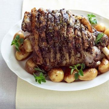 Greek-Style Roast Lamb with Potatoes