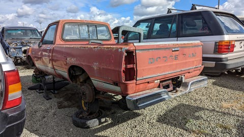 1985 Dodge Ram 50 Turbodiesel in California Junkyard