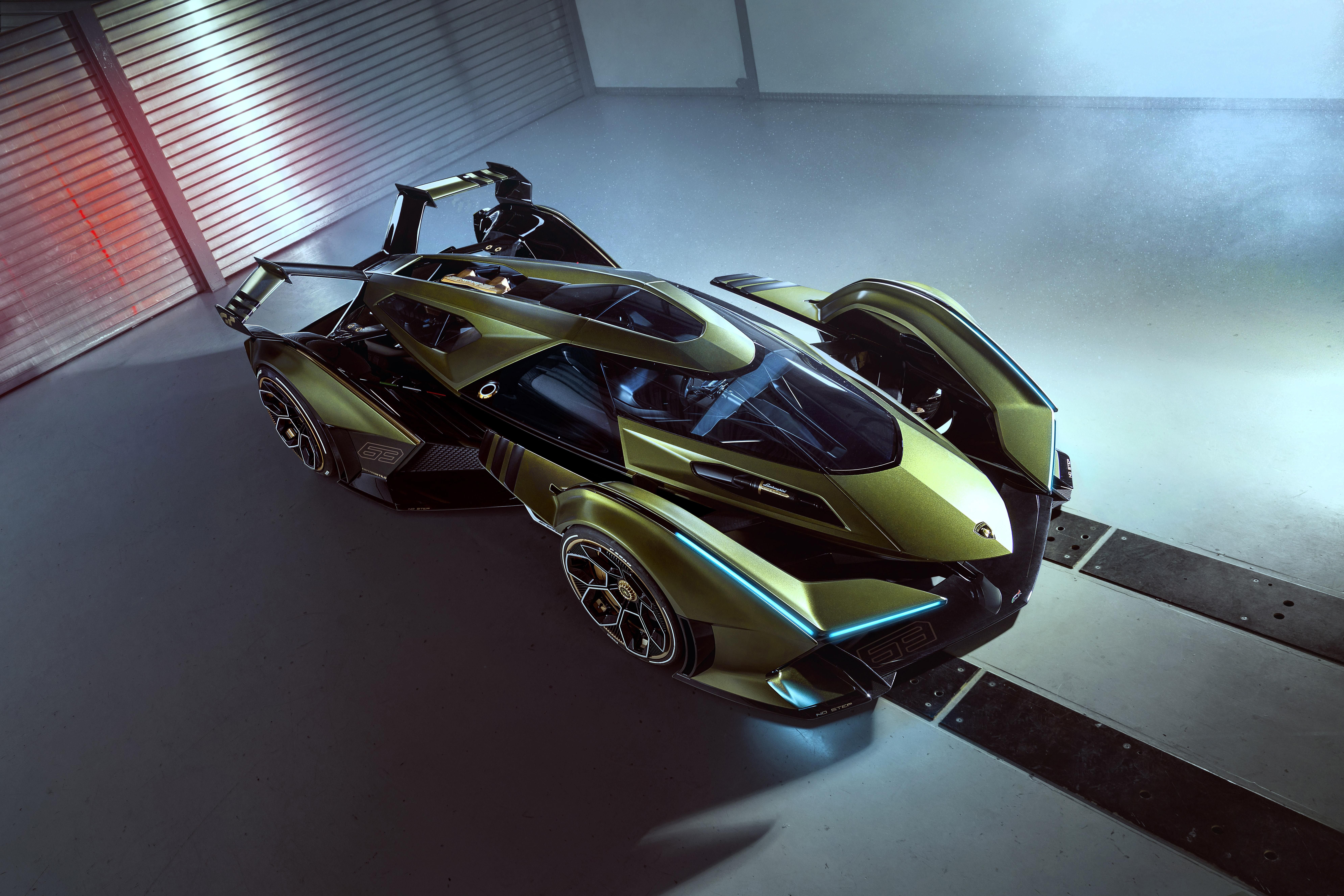 Lambo V12 Vision Gran Turismo Concept Is Basically a Fighter Jet