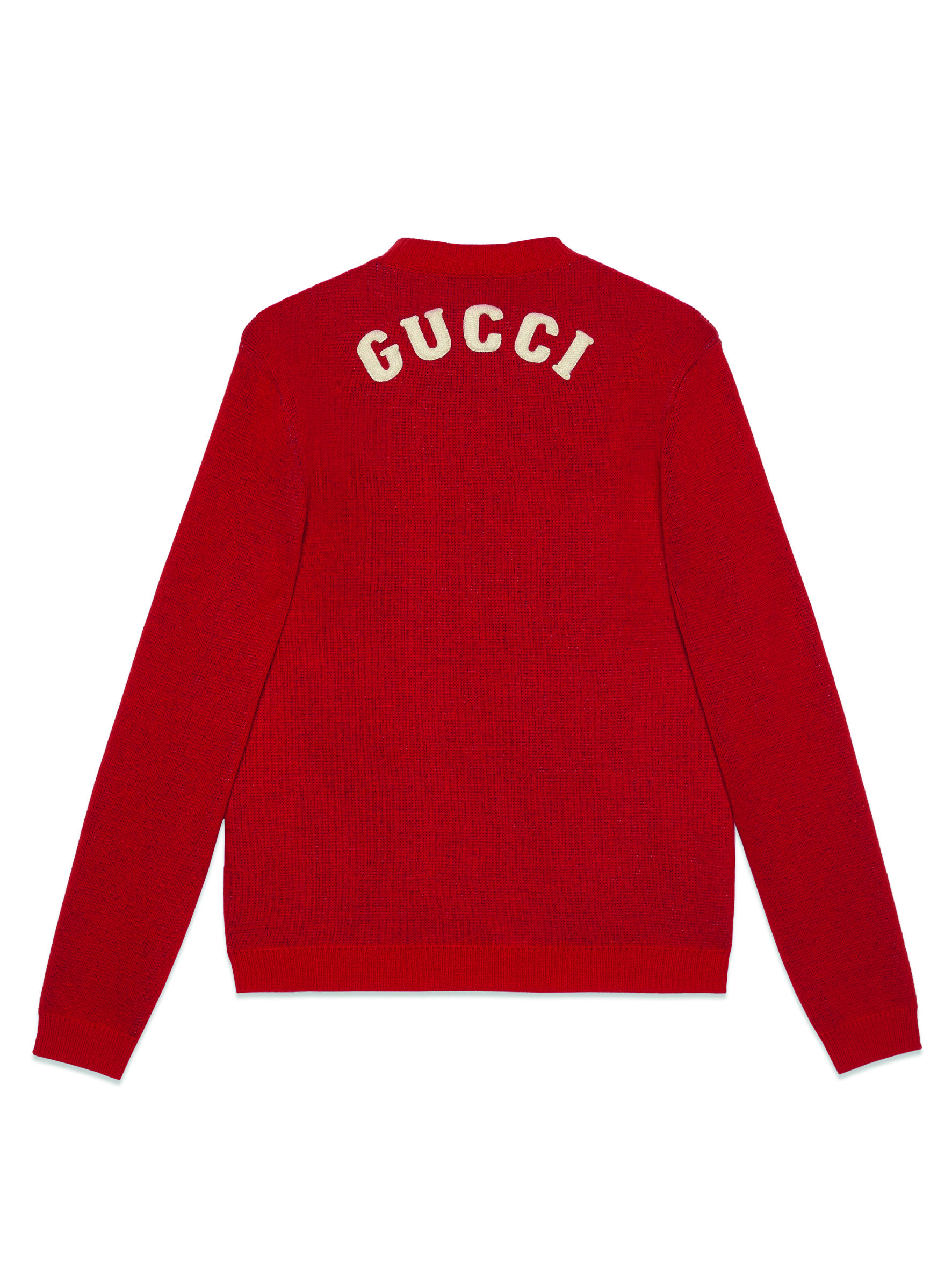 Red hot sale gucci crewneck