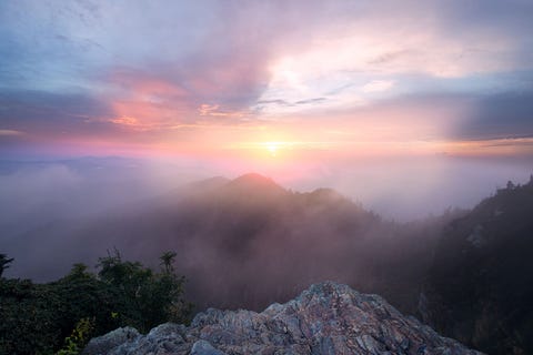 De plaats van de blauwe rook Zo noemden de Cherokee indianen de oorspronkelijke bewoners het Great Smokey Mountains National Park dat zich op de grens van Tennessee en NoordCarolina bevindt Deze nevelige waas in het populaire nationale park in de Verenigde Staten wordt gevormd door waterdamp die wordt afgescheiden door de dichte bossen Met de 900 miljoen jaar oude Appalachian Mountains 130 verschillende boomsoorten de idyllische Cades Cove trail en 1500 bruine beren kent the Smokies een enorme diversiteit