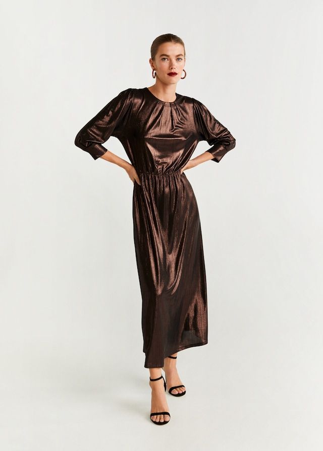 Satin ovoid midi 2025 dress topshop