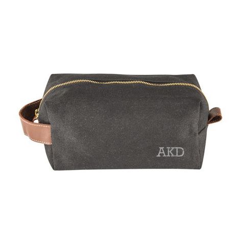 valentine gift for husband personalized leather dopp kit