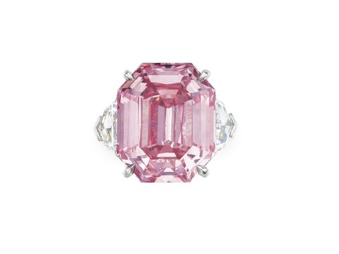 Pink, Engagement ring, Gemstone, Ring, Fashion accessory, Jewellery, Amethyst, Magenta, Diamond, Body jewelry, 