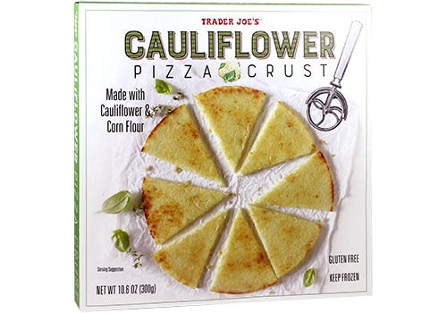 Trader Joe's Cauliflower Pizza Crust